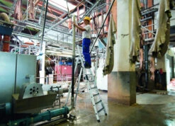 Stufen-Stehleiter, Einseitig Begehbar, Mit Clip-step R13, 3 Stufen 13 Stufen-Stehleiter, Einseitig Begehbar, Mit Clip-step R13, 3 Stufen -Leiterwerkzeug Geschäft anwendung8ee34