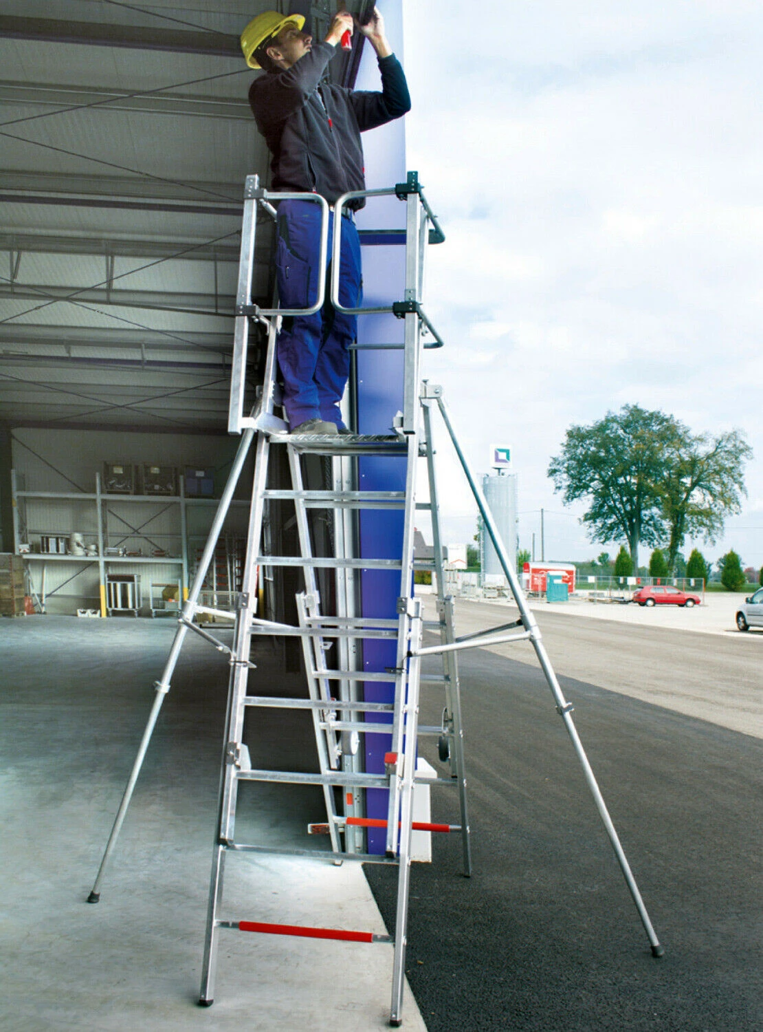 Plattformleiter FlexxStep 4 Sprossen 3 Plattformleiter FlexxStep 4 Sprossen – Bild 3