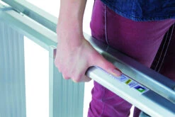 ML Stufen-Stehleiter, Beidseitig Begehbar - 2 X 3 Stufen -Leiterwerkzeug Geschäft anwendunge437b