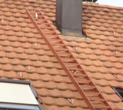 Dachauflegeleiter Aus Aluminium (sepiabraun) - 7 Sprossen -Leiterwerkzeug Geschäft anwendunge6d9e