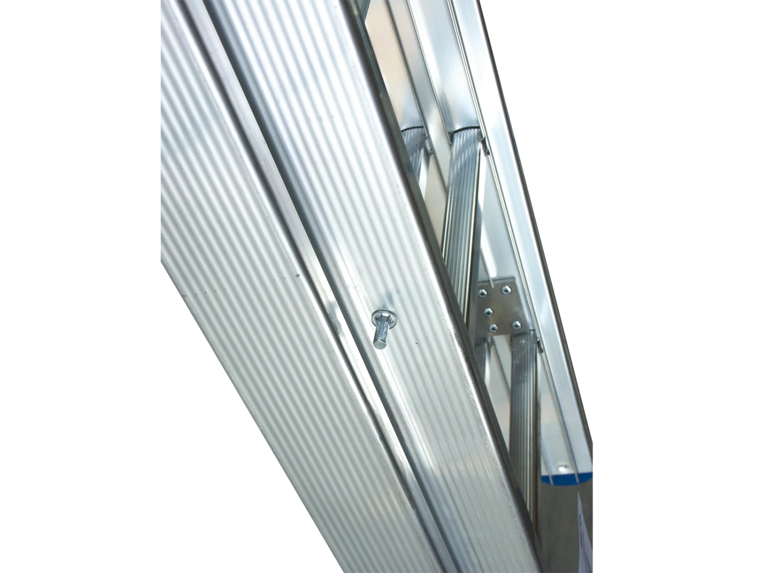 Ernst Schiebeleiter Industrieausführung, 2-teilig, 41/47cm Breit Verschweißt 2x14 Sprossen/Stufen 3 Ernst Schiebeleiter Industrieausführung, 2-teilig, 41/47cm Breit Verschweißt 2x14 Sprossen/Stufen – Bild 3