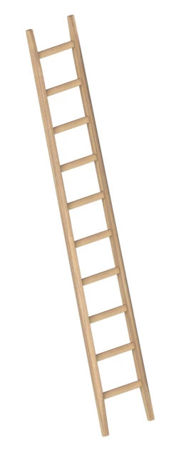 Bau-Holzanlegeleiter 1036 10 Sprossen/Stufen