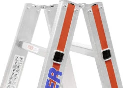 Sprossenstehleiter, Beidseitig Begehbar - 2x5 Sprossen -Leiterwerkzeug Geschäft beidseitig begehbare2d5d