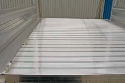 Aluminium-Überbrückung, Beidseitig Begehbar, Stationär, 4 Stufen -Leiterwerkzeug Geschäft berbr ckung84b6a