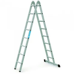 Combimaster X, Mehrzweck-Klappleiter, 2-teilig 2x4 Sprossen/Stufen -Leiterwerkzeug Geschäft combimaster x geb rdelte mehrzweck klappleiter 2 teiligc4e7f