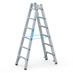 Coni B, Gebördelte Sprossen-Stehleiter, 2x4 Sprossen -Leiterwerkzeug Geschäft coni b geb rdelte sprossen stehleiter3a32d