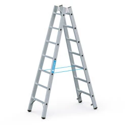 Coni B, Gebördelte Sprossen-Stehleiter, 2x4 Sprossen -Leiterwerkzeug Geschäft coni b geb rdelte sprossen stehleitera726e