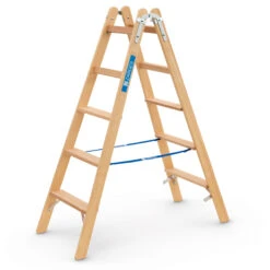 Crestastep B, Holz-Stufen-Stehleiter Beidseitig Begehbar, 2x4 Sprossen/Stufen -Leiterwerkzeug Geschäft crestastep b holz stufen stehleiter59768