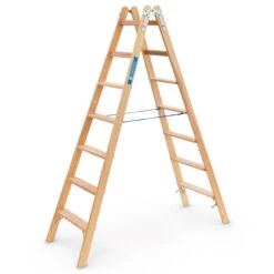 Crestastep B, Holz-Stufen-Stehleiter Beidseitig Begehbar, 2x4 Sprossen/Stufen -Leiterwerkzeug Geschäft crestastep b holz stufen stehleiter9088b