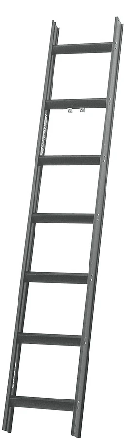 Dachauflegeleiter Aus Aluminium (anthrazit) - 7 Sprossen 1 Dachauflegeleiter Aus Aluminium (anthrazit) - 7 Sprossen