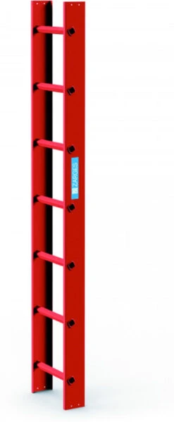 Dachleiter, Ziegelrot - Leiterlänge 2,00 M