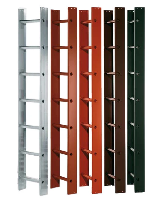 Dachleiter, Ziegelrot - Leiterlänge 2,00 M 2 Dachleiter, Ziegelrot - Leiterlänge 2,00 M – Bild 2