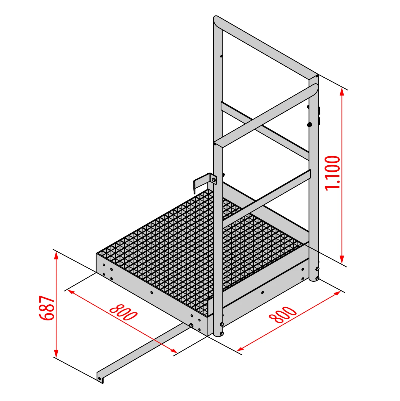 Podest Klein 2 Podest Klein – Bild 2