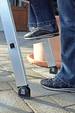 Aluminium-Schiebeleiter 2-teilig, Ohne Traverse, 2x6 Sprossen 13 Aluminium-Schiebeleiter 2-teilig, Ohne Traverse, 2x6 Sprossen -Leiterwerkzeug Geschäft detail nivello leiternschuh32383