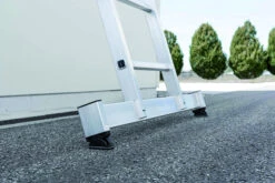 Vielzweckleiter 4-teilig Mit Nivello®-Traverse - 2x2+2x3 Sprossen, Inkl. Holzbelag -Leiterwerkzeug Geschäft detail nivello traverse7130a