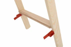 Holz-Stufenstehleiter, Beidseitig Begehbar, 2x4 Stufen -Leiterwerkzeug Geschäft detaile6504