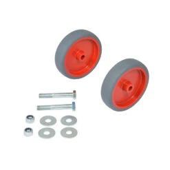 Ernst Wandrollen Rot, Beschichtet, Mit Schrauben, Montiert