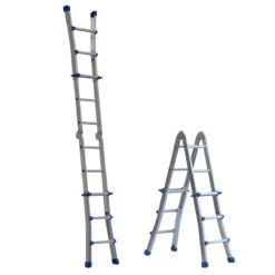 Ernst Teleskopleiter 4 X 3 Sprossen