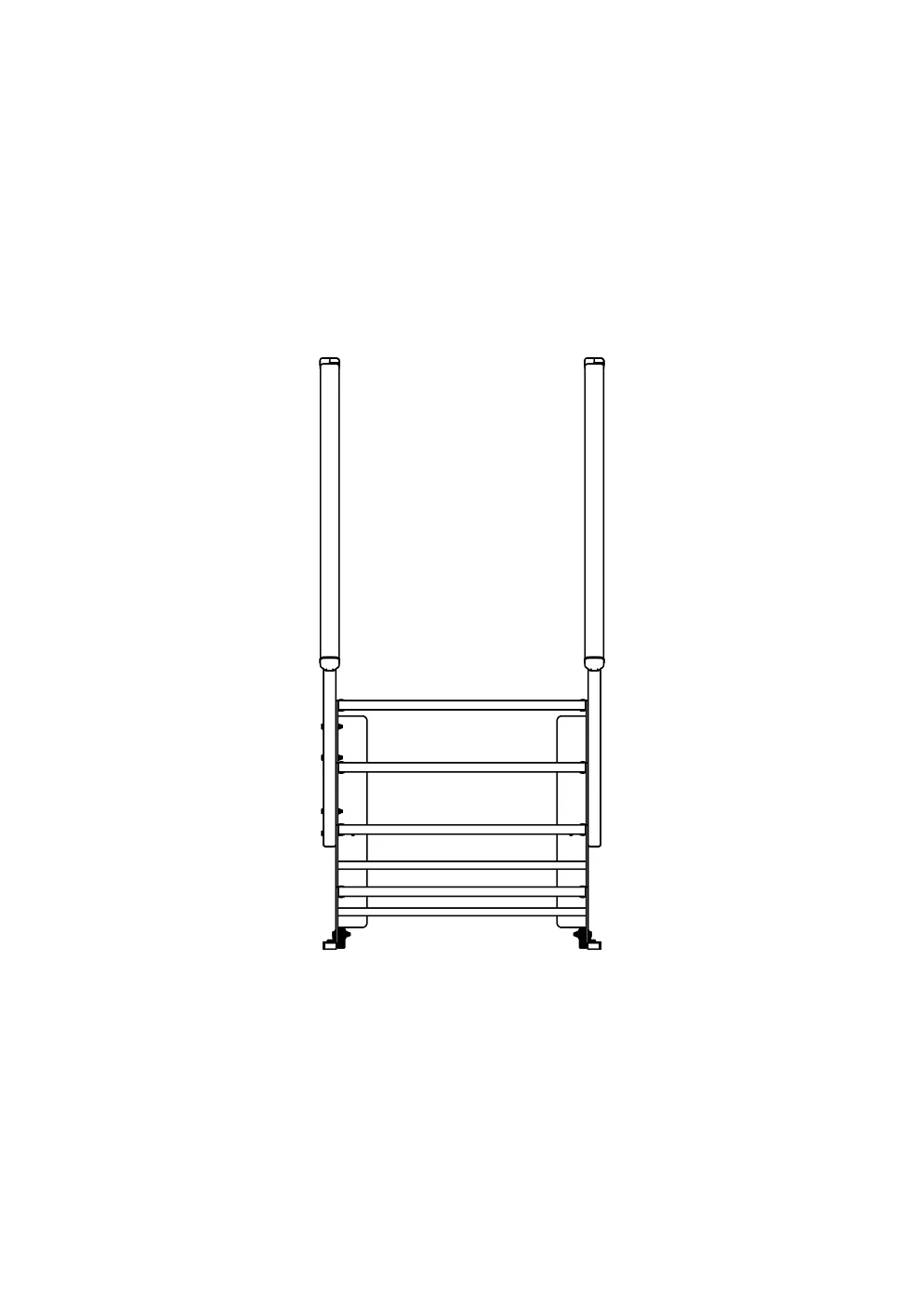 Erweiterungsset, Stufenbreite 1000 Mm, 3 Stufen 2 Erweiterungsset, Stufenbreite 1000 Mm, 3 Stufen – Bild 2