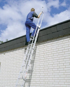 Euroline Handlauf Mit Ausstiegshilfe Für Leiter Mit 18 Stufen