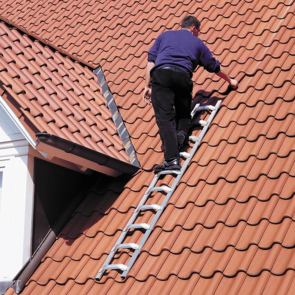 Nr. 320 Premium-line Alu-Dachdeckerauflegeleiter 8 Sprossen 2 Nr. 320 Premium-line Alu-Dachdeckerauflegeleiter 8 Sprossen – Bild 2