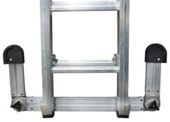 Alu-Schiebeleiter, 2-teilig Mit Vario - Traverse, 2x10 Stufen -Leiterwerkzeug Geschäft euroline 4994125 vario traverse transportstellung 11d9a6