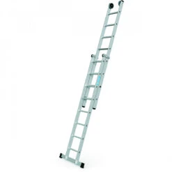 Everest Plus 2E, Gebördelte Stufen-Schiebeleiter 2-teilig, 2x8 Stufen