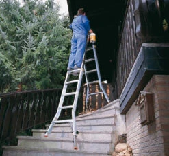TeleVario Sprossen-Gelenk-Teleskopleiter Mit 4 Holmverlängerungen 4x4 Sprossen/Stufen -Leiterwerkzeug Geschäft gelenk teleskopleiterd6a5b