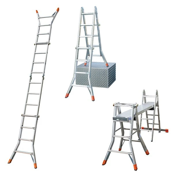 TeleMatic Sprossen-Gelenk-Teleskopleiter 4x4 Sprossen/Stufen 2 TeleMatic Sprossen-Gelenk-Teleskopleiter 4x4 Sprossen/Stufen – Bild 2