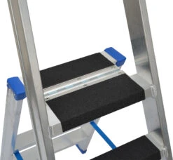 Ernst Stufenstehleiter Einseitig Begehbar Mit Bügel, Federdruckrollen, Aussteifungsstreben Und Antirutschbelag, 6 Stufen -Leiterwerkzeug Geschäft gro e plattform mit antirutschbelag f r optimalen stand545ce
