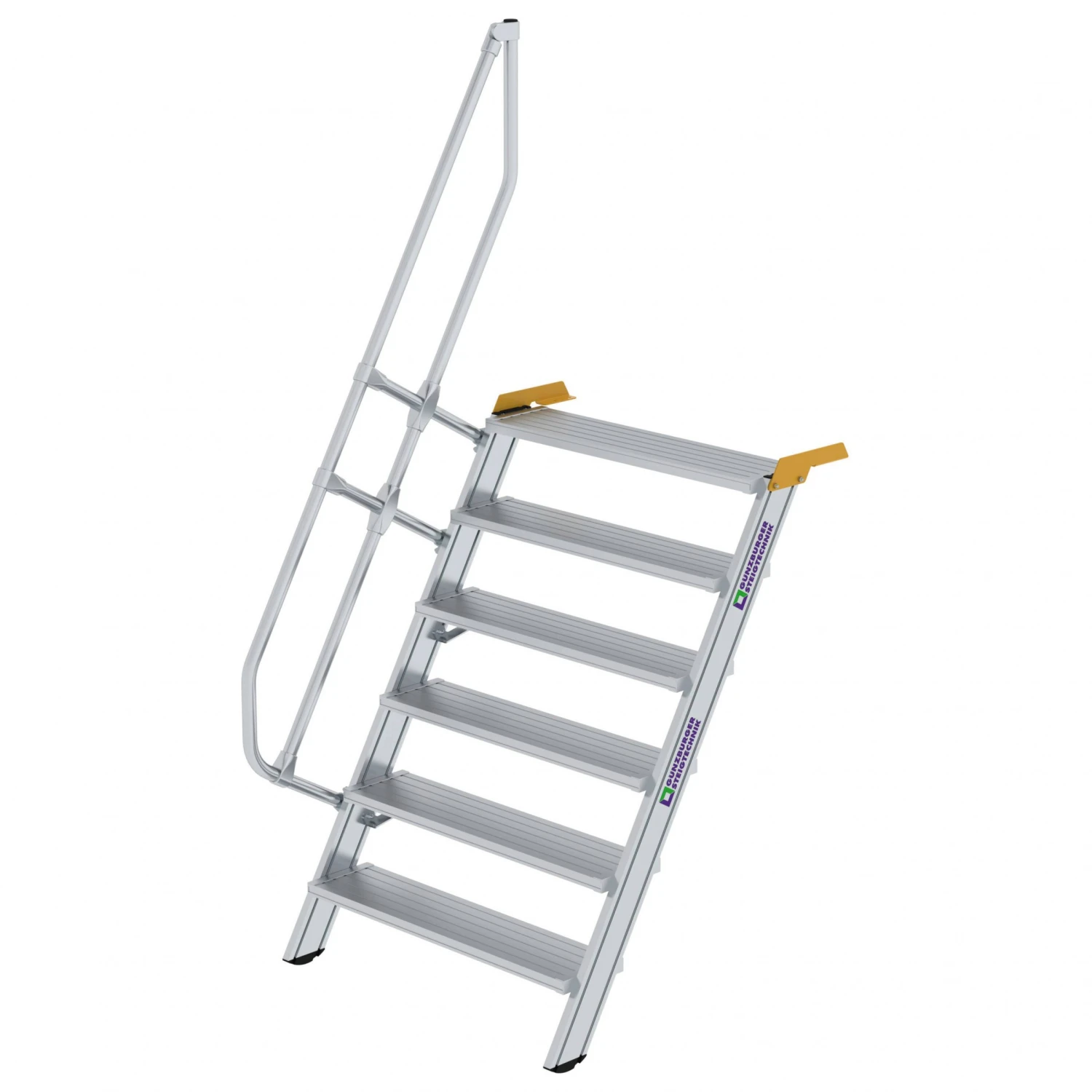 Aluminium-Treppe 60°, Stufenbreite 1000 Mm, 4 Stufen 4 Aluminium-Treppe 60°, Stufenbreite 1000 Mm, 4 Stufen – Bild 4