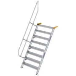Aluminium-Treppe 60°, Stufenbreite 1000 Mm, 4 Stufen 15 Aluminium-Treppe 60°, Stufenbreite 1000 Mm, 4 Stufen -Leiterwerkzeug Geschäft guenzburger 60 grad treppe handlauf 600328
