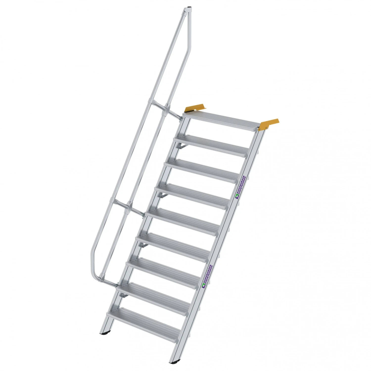 Aluminium-Treppe 60°, Stufenbreite 1000 Mm, 4 Stufen 7 Aluminium-Treppe 60°, Stufenbreite 1000 Mm, 4 Stufen – Bild 7
