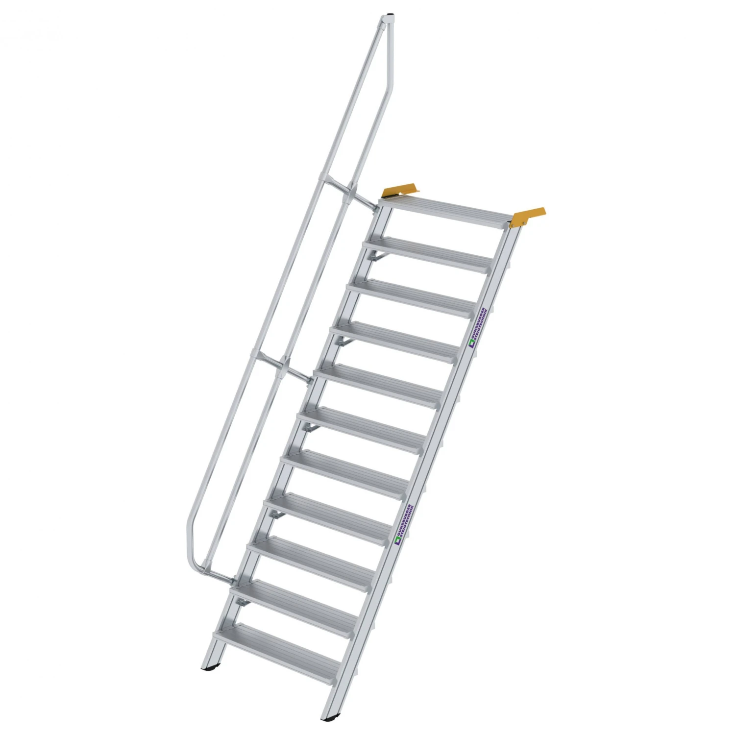 Aluminium-Treppe 60°, Stufenbreite 1000 Mm, 4 Stufen 9 Aluminium-Treppe 60°, Stufenbreite 1000 Mm, 4 Stufen – Bild 9