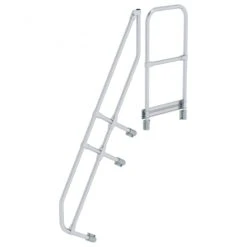 Zweiter Handlauf Für Treppe 60° Mit Podest, 6 Stufen