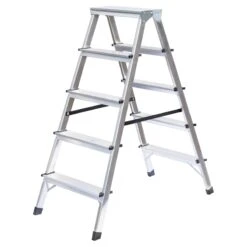 Haushaltsstehleiter Beidseitig Begehbar, 2 X 3 Stufen -Leiterwerkzeug Geschäft guenzburger haushaltsleiter beidseitig begehbar 11165