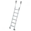Aluminium-Regalleiter, Fahrbar, 6 Stufen