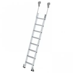 Aluminium-Regalleiter, Fahrbar, 6 Stufen -Leiterwerkzeug Geschäft guenzburger regelleiter stufen fahrbar 041408