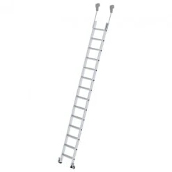 Aluminium-Regalleiter, Fahrbar, 6 Stufen -Leiterwerkzeug Geschäft guenzburger regelleiter stufen fahrbar 041414