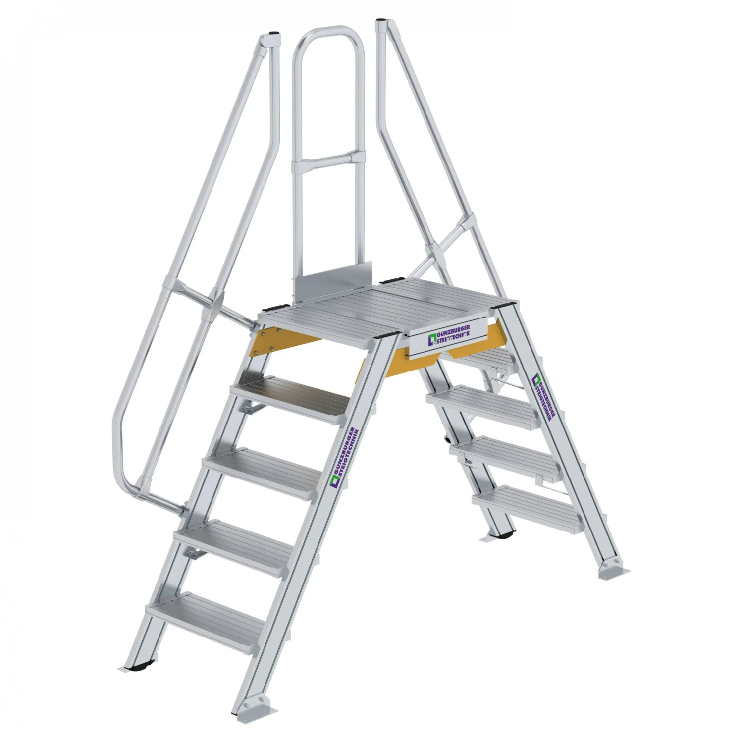 Aluminium-Überstieg 60°, Stufenbreite 600 Mm, 3 Stufen 5 Aluminium-Überstieg 60°, Stufenbreite 600 Mm, 3 Stufen – Bild 5