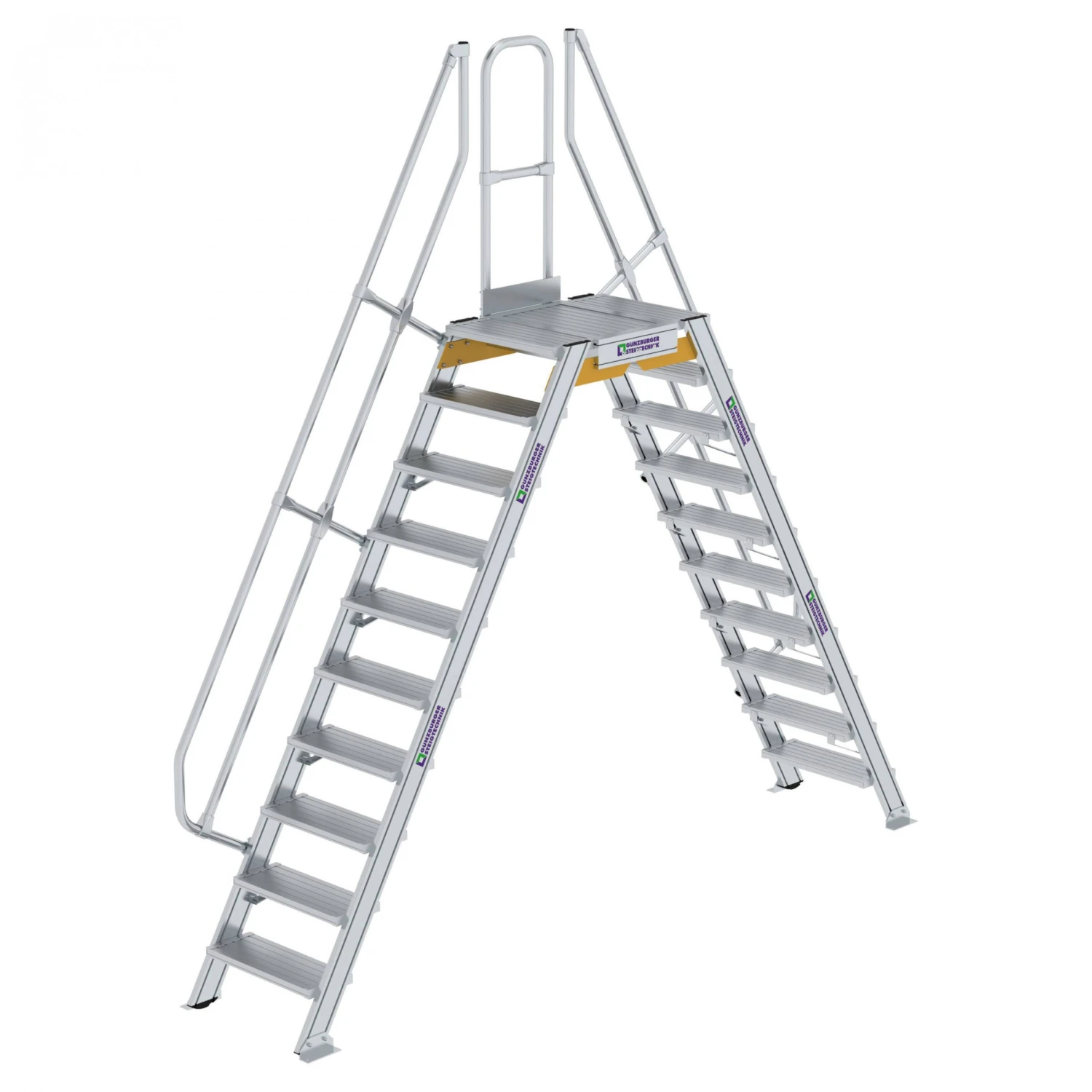 Aluminium-Überstieg 60°, Stufenbreite 600 Mm, 3 Stufen 10 Aluminium-Überstieg 60°, Stufenbreite 600 Mm, 3 Stufen – Bild 10