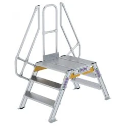 Aluminium-Überstieg 60°, Stufenbreite 800 Mm, 3 Stufen