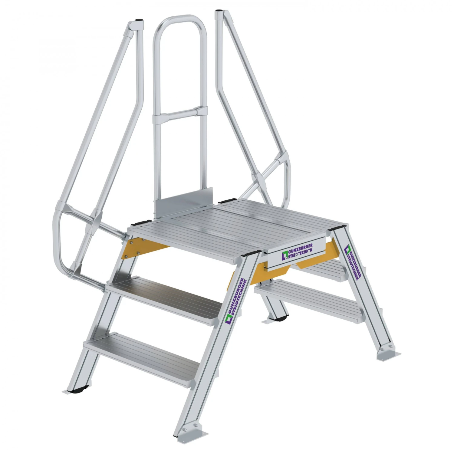 Aluminium-Überstieg 60°, Stufenbreite 800 Mm, 3 Stufen 1 Aluminium-Überstieg 60°, Stufenbreite 800 Mm, 3 Stufen