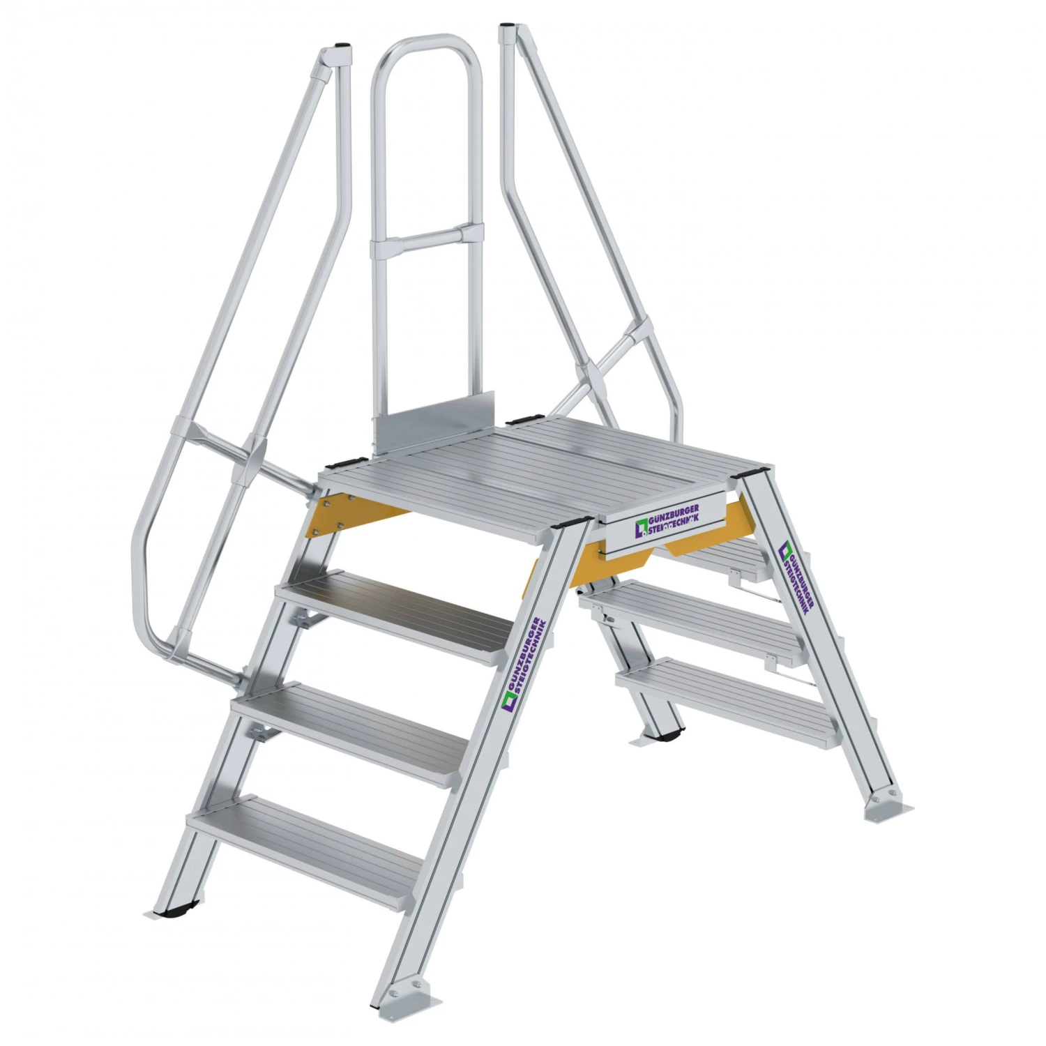 Aluminium-Überstieg 60°, Stufenbreite 800 Mm, 3 Stufen 4 Aluminium-Überstieg 60°, Stufenbreite 800 Mm, 3 Stufen – Bild 4