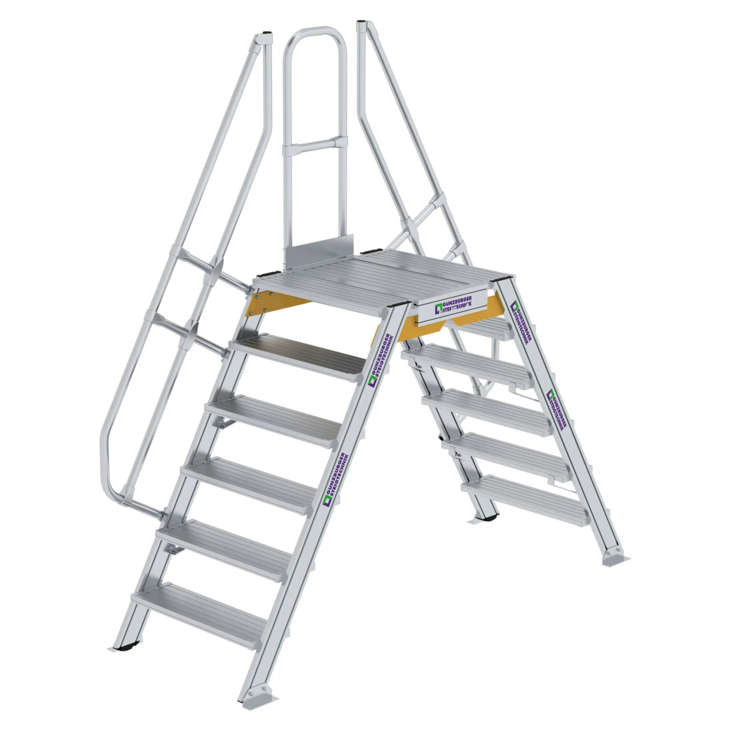 Aluminium-Überstieg 60°, Stufenbreite 800 Mm, 3 Stufen 6 Aluminium-Überstieg 60°, Stufenbreite 800 Mm, 3 Stufen – Bild 6