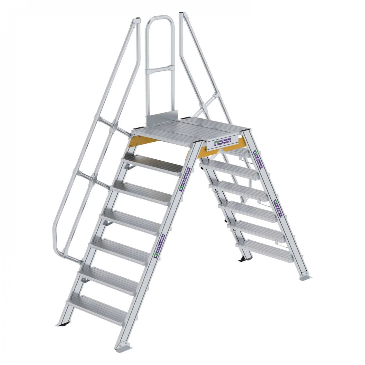 Aluminium-Überstieg 60°, Stufenbreite 800 Mm, 3 Stufen 7 Aluminium-Überstieg 60°, Stufenbreite 800 Mm, 3 Stufen – Bild 7