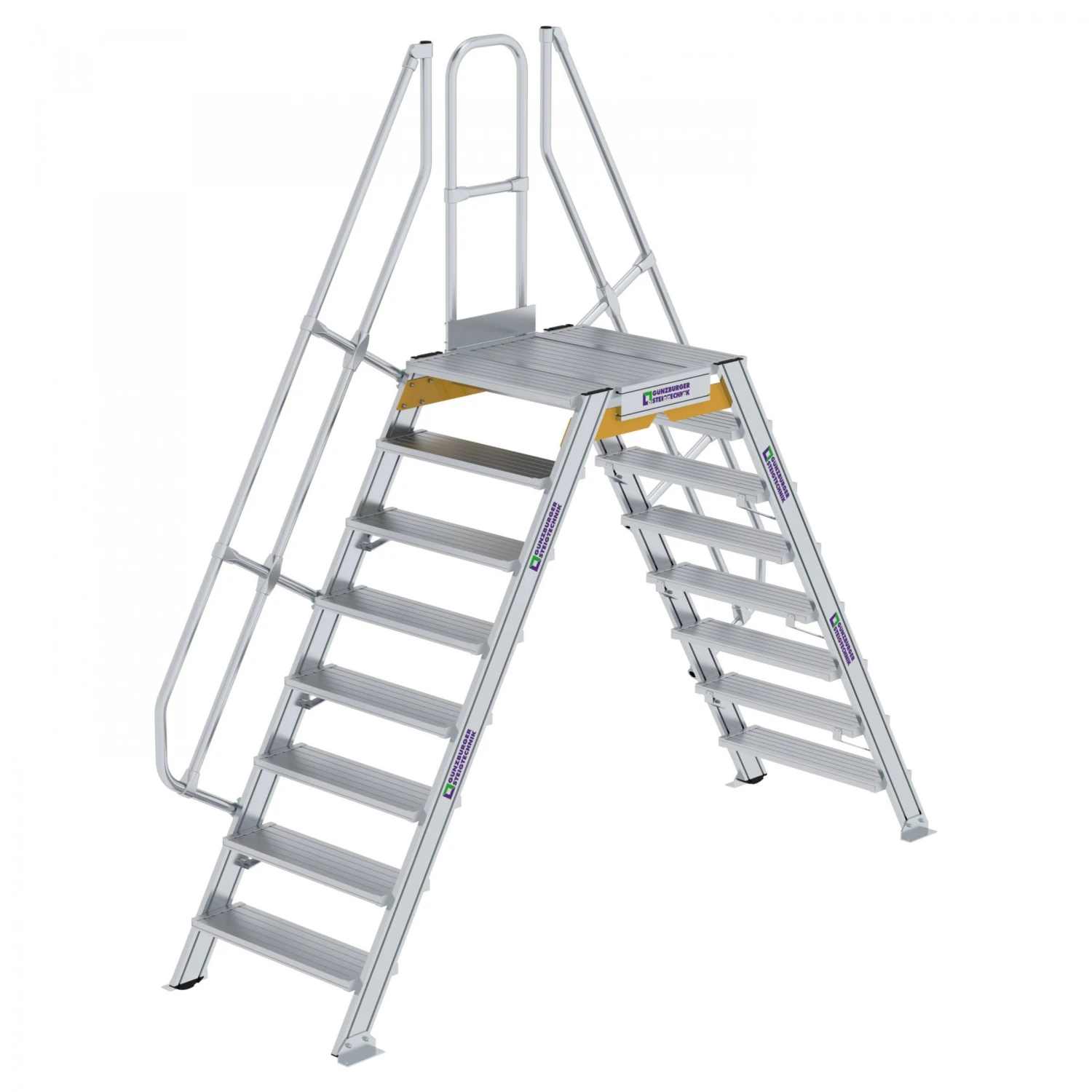 Aluminium-Überstieg 60°, Stufenbreite 800 Mm, 3 Stufen 8 Aluminium-Überstieg 60°, Stufenbreite 800 Mm, 3 Stufen – Bild 8