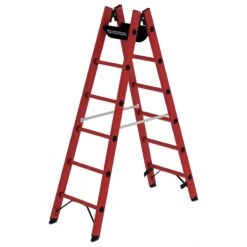 Vollkunststoff-Sprossen- Stehleiter 2x4 Sprossen -Leiterwerkzeug Geschäft guenzburger vollkunststoff stehleiter sprossen 036406