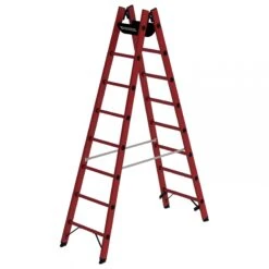 Vollkunststoff-Sprossen- Stehleiter 2x4 Sprossen -Leiterwerkzeug Geschäft guenzburger vollkunststoff stehleiter sprossen 036408