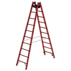 Vollkunststoff-Sprossen- Stehleiter 2x4 Sprossen -Leiterwerkzeug Geschäft guenzburger vollkunststoff stehleiter sprossen 036410